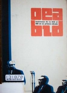 Homenaje del Consejo Permanente de la OEA al Banco Interamericano de Desarrollo en su primera década