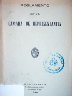 Reglamento de la Cámara de Representantes