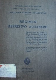 Régimen represivo aduanero