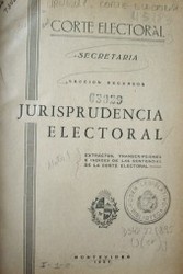 Jurisprudencia Electoral