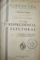 Jurisprudencia Electoral