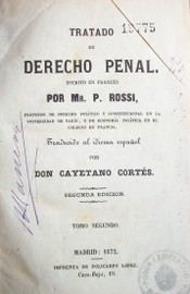 Tratado de Derecho Penal