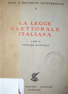 La legge elettorale italiana