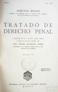 Tratado de Derecho Penal