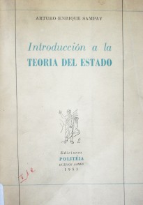 Introducción a la teoría del Estado