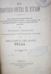 El individuo contra el Estado