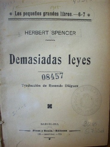 Demasiadas leyes