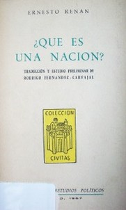 ¿Qué es una nación?