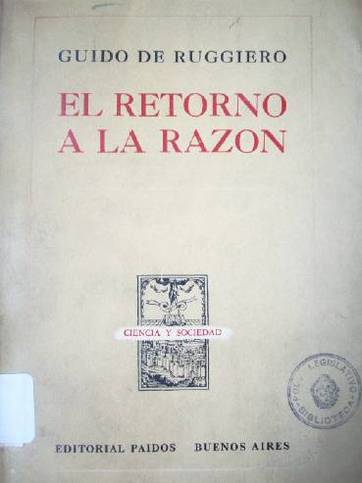 El retorno a la razón