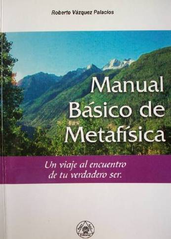 Manual de metafísica básica