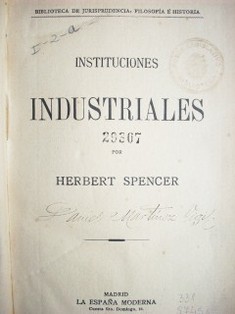 Instituciones industriales