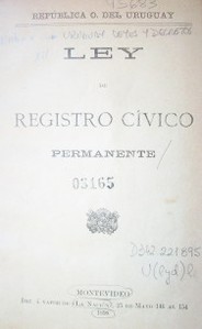 Ley de Registro Cívico Permanente