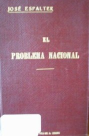 El problema nacional