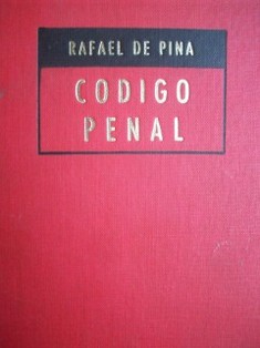 Código penal para el distrito y territorios federales