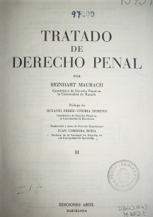 Tratado de Derecho Penal