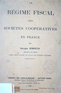Le régime fiscal des sociétés coopératives en France