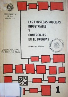 Las empresas públicas industriales y comerciales en el Uruguay