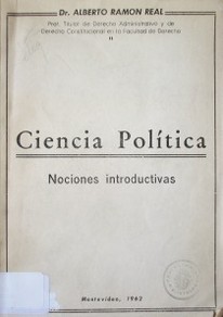 Ciencia política : nociones introductivas