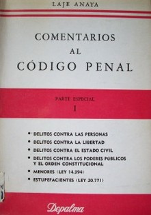 Comentarios al Código Penal : parte especial