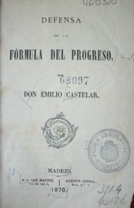 Defensa de la fórmula del progreso