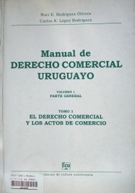 Manual de Derecho Comercial uruguayo