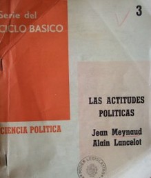 Las actitudes políticas