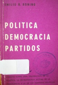 Política, democracia, partidos