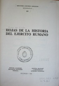 Hojas de la historia del ejército rumano