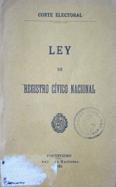 Ley de Registro Cívico Nacional