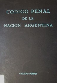 Código Penal de la Nación Argentina