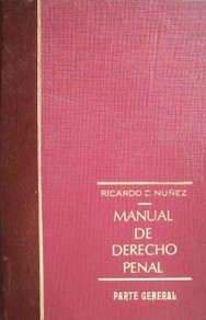 Manual de Derecho Penal : parte general