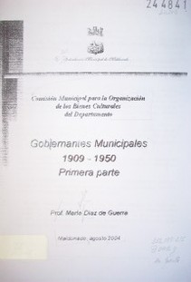 Gobernantes municipales