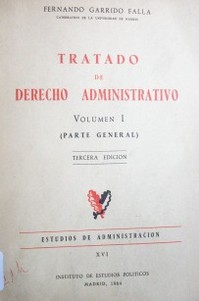 Tratado de derecho administrativo