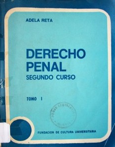 Derecho penal : segundo curso