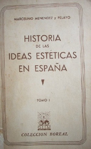 Historia de las ideas estéticas en España