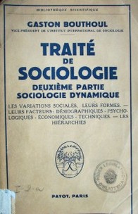 Traité de sociologie