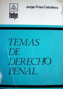 Temas de derecho penal