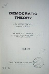 Democratic theory