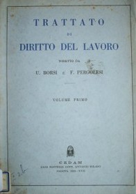 Trattato di diritto del lavoro