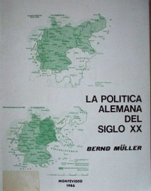 La política alemana del siglo XX