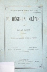 El régimen político