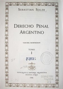 Derecho Penal argentino