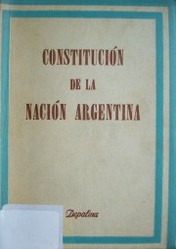 Constitución de la Nación Argentina