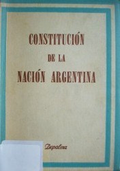 Constitución de la Nación Argentina
