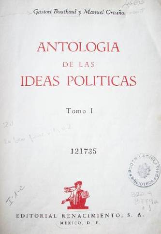 Antología de las ideas políticas