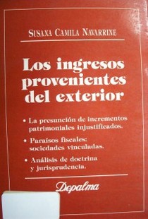 Los ingresos provenientes del exterior