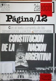 Constitución de la Nación Argentina : Santa Fé-Paraná : 1994