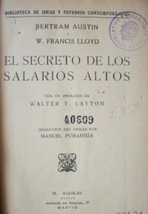 El secreto de los salarios altos