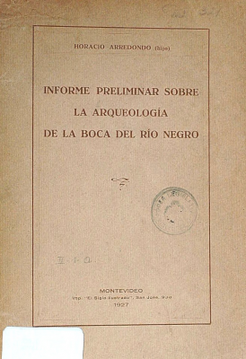 Informe preliminar sobre la arqueología de la boca del Río Negro