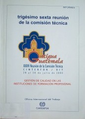 Reunión de la Comisión Técnica (36º) : informe
